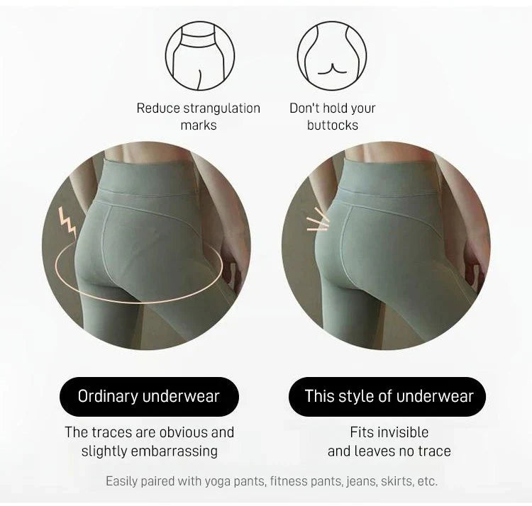 HIGH WAISTED TUMMY TUCK HIP LIFTING NO TRACE WORMWOOD ANTIBACTERIAL PANTIES 